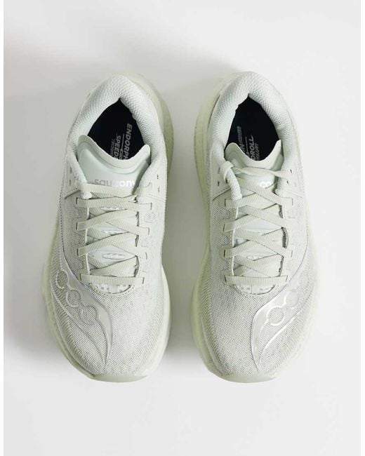 Saucony Gray Endorphin Azura Trainers