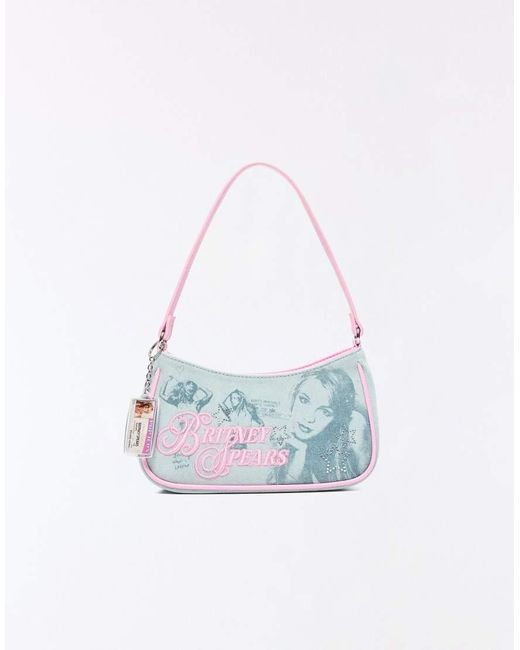 Bershka Blue Britney Spears Shoulder Bag