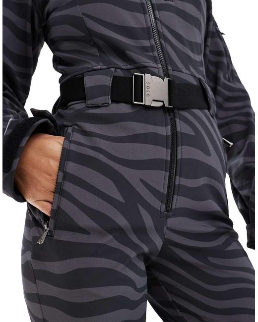 OOSC Blue Chic Ski Suit Tiger