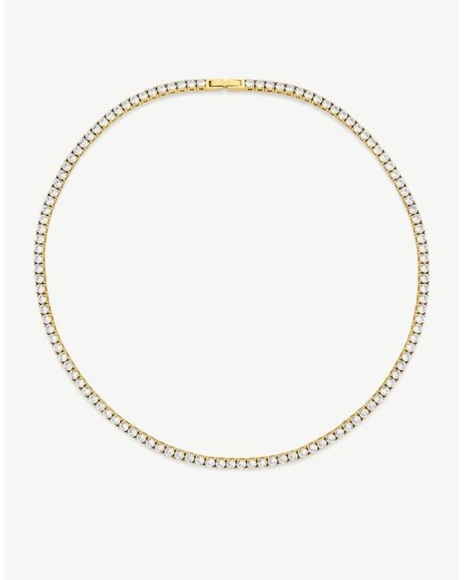 D.Louise Natural D.Louise Luxe Waterproof Tennis Necklace 40Cm