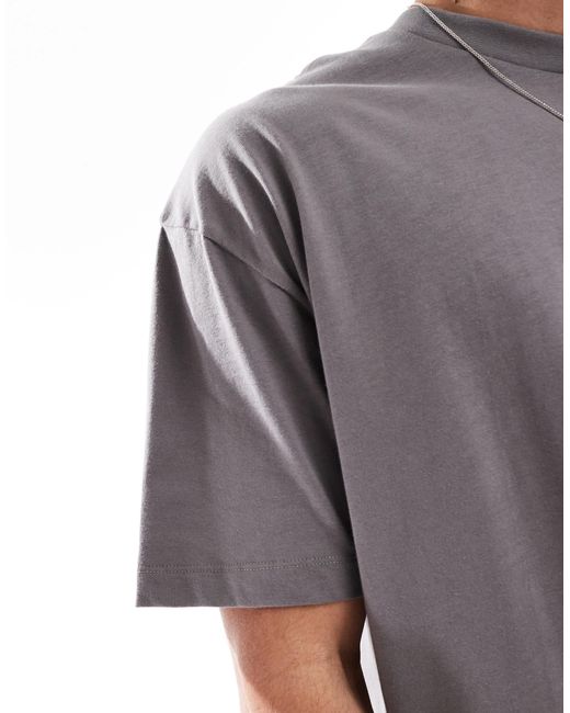 ASOS Gray Essentials Oversized T-shirt for men