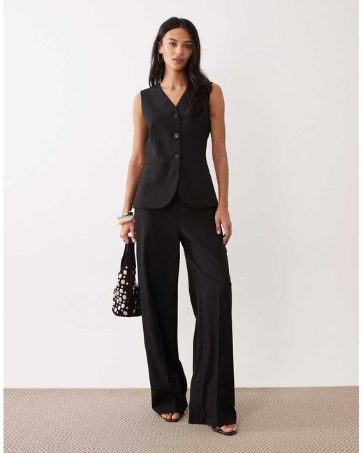 Mango Gray Tailored Sleeveless Jumpsuit