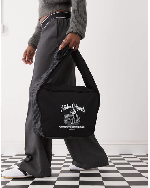 Adidas Originals Black – wabash – umhängetasche