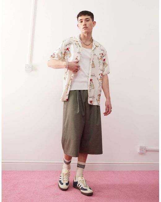 Chemise décontractée en sergé à manches courtes et imprimé rodéo - cassé Wrangler pour homme en coloris Natural