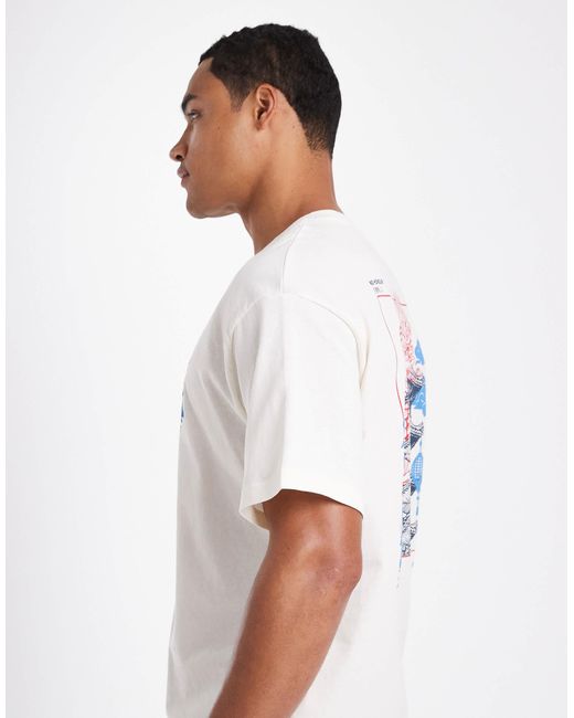 Jack & Jones Originals – oversize-t-shirt in White für Herren