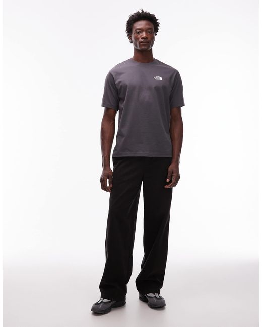 The North Face Blue Street Bear Backprint Oversized T-shirt for men