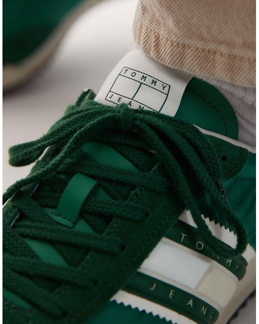 Tommy Hilfiger – retro runner cleat – sneaker in Green für Herren