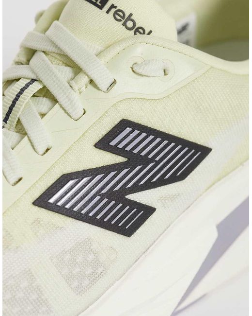 New Balance White Fuelcell Rebel V5 Running Trainers