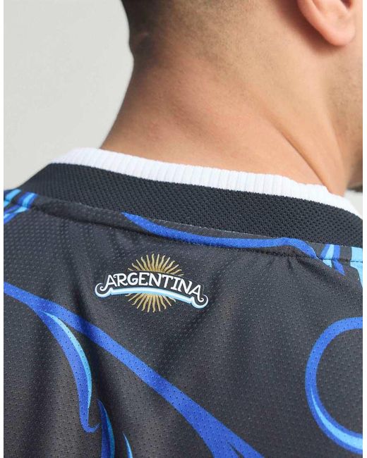 Adidas Originals Blue Argentina 26 Away Authentic Jersey for men