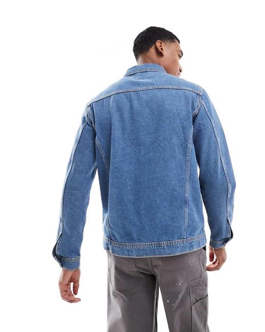 JJ Rebel Denim Jack in het Blue voor heren