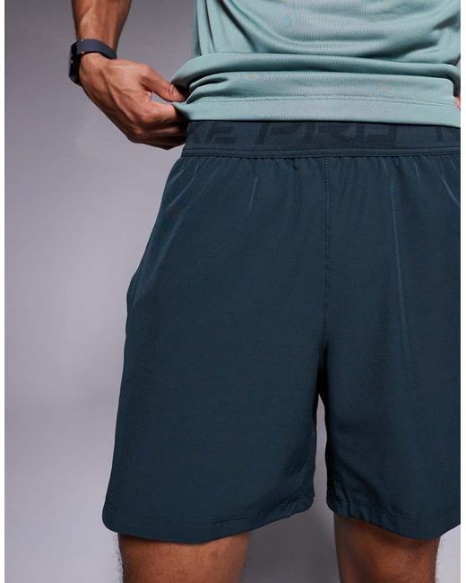 Nike Blue Pro Dri-fit 6 Inch Shorts for men