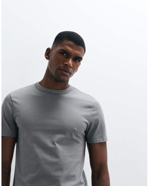 ASOS Gray Breathemaxtm Lite Slim T-shirt for men