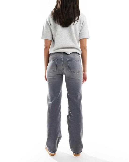 ONLY Gray Blush Straight Leg Jeans