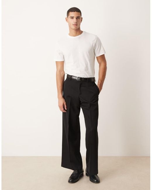 ASOS White Premium Supima Cotton Regular Fit T- Shirt for men
