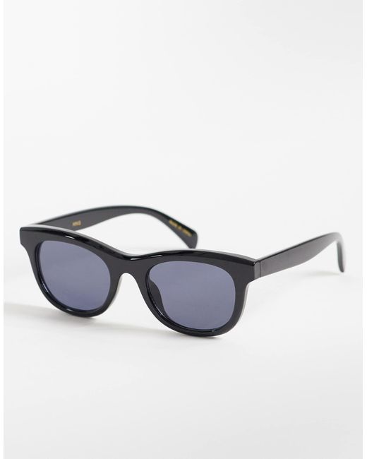 Mango Black Rounded Sunglasses