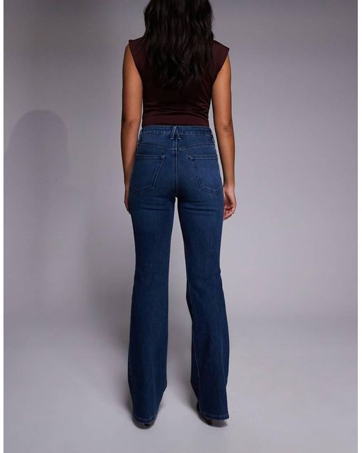 GOOD AMERICAN Blue Soft Tech Good Classic Bootcut Jeans