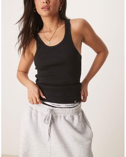 Calvin Klein Black – 3er-pack trägertops