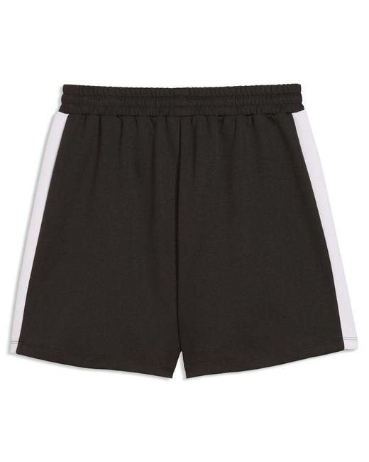 PUMA Black T7 Pintuck 4" Shorts