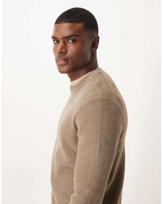 Mango Natural Oversized Knit Sweater for men