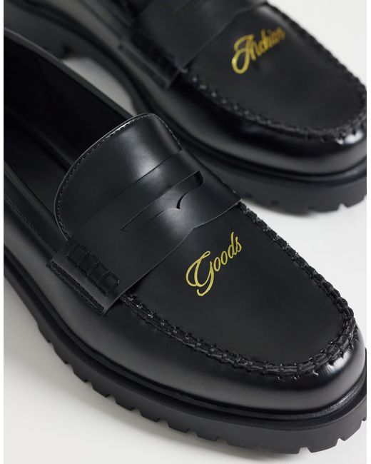 ASOS – loafer in Black für Herren