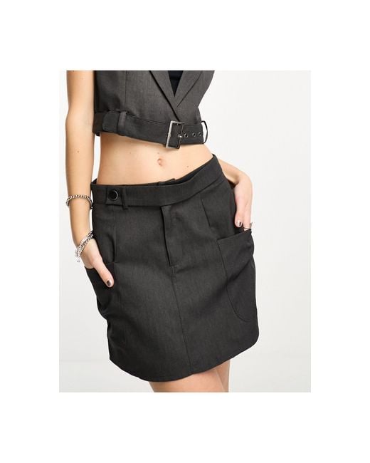 Noisy May Black Mini Skirt With Pocket Detail Co-ord