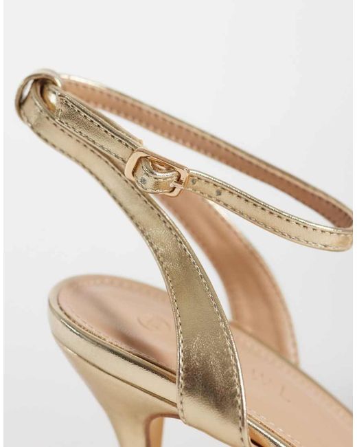 SEQWL Natural Lolly Heeled Sandals