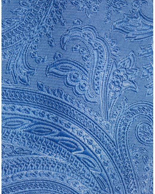 ASOS Blue Paisley Patterned Necktie for men