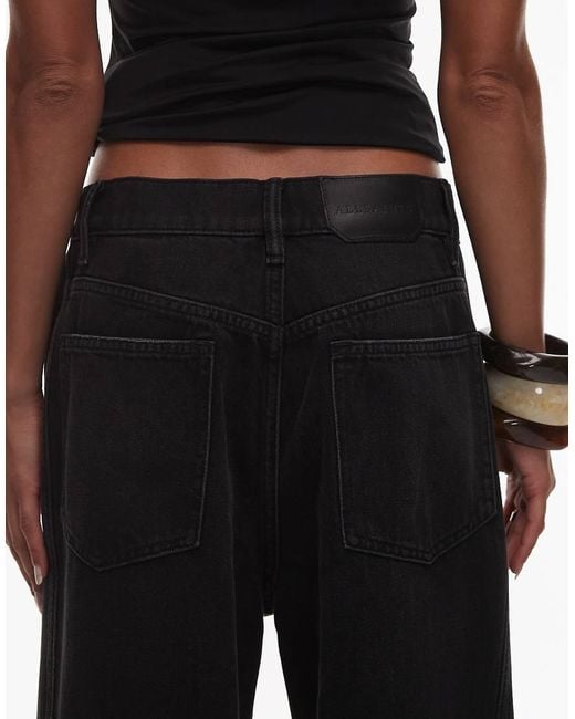 Vaqueros Negros Con Cremallera Frankie De AllSaints de color Black
