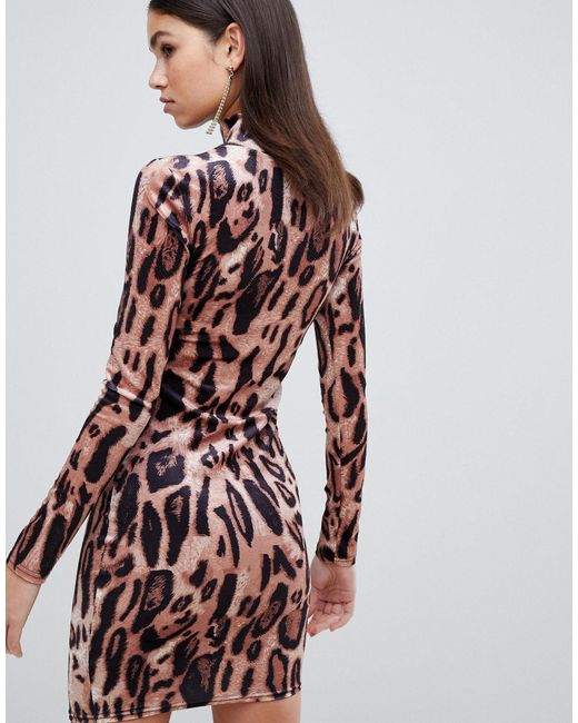club l leopard print dress