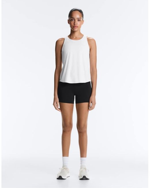 Oysho White Cross Back Comfortlux T-Shirt