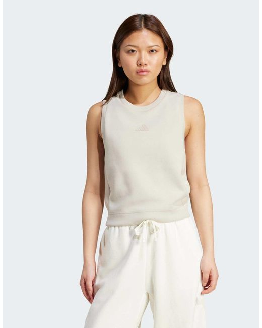 Adidas Originals White – soft lux – tanktop