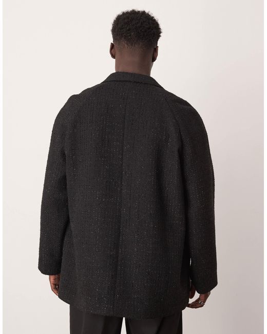 ASOS Black Slouchy Oversized Blazer for men