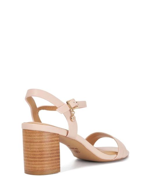 Dune Pink Jaycie Block Heeled Sandals