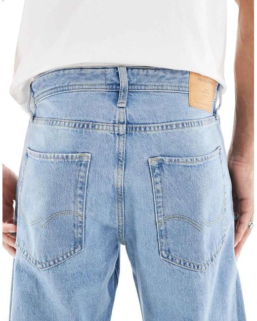 Jack & Jones Blue Eddie baggy Jeans for men