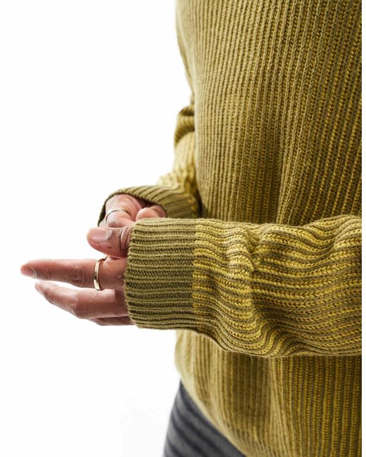 ASOS – oversize-strickpullover in Green für Herren