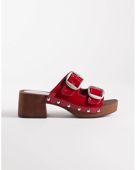 Glamorous Red Clogs