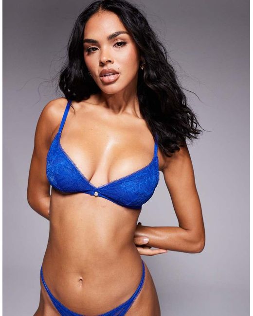KBX Blue Alice Triangle Bralette