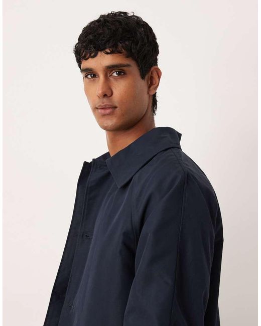ASOS Blue Oversized Trench Coat for men