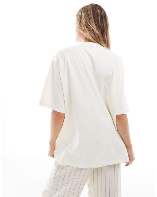 ASOS White – boyfriend-t-shirt