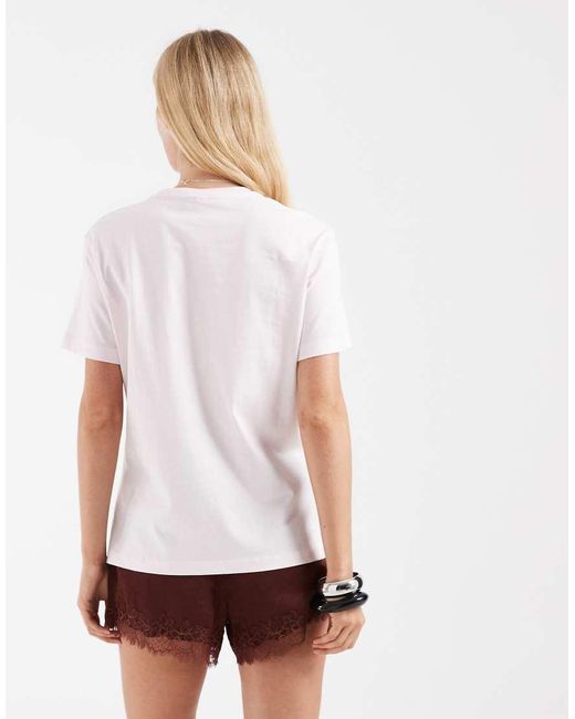 & Other Stories White Relaxed Short Sleeve T-shirt
