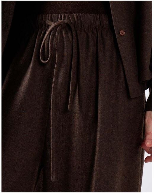 NARRATED Blue Drawstring Wide Leg Pants