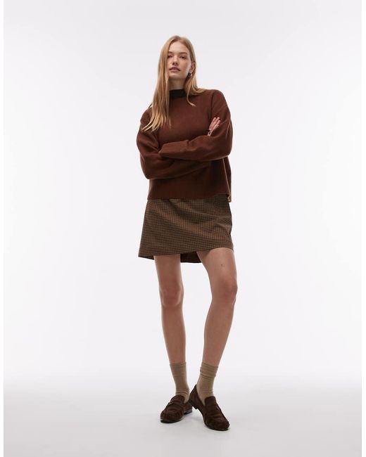 & Other Stories Brown Crew Neck Jumper