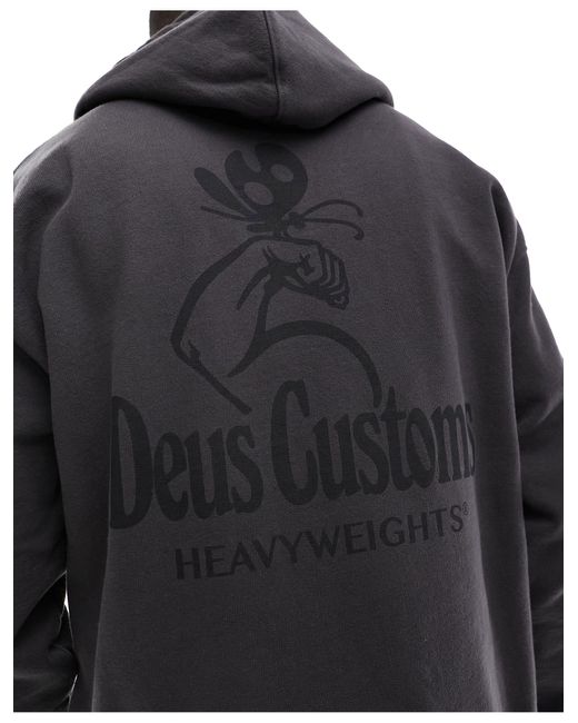 Deus Ex Machina Gray Heavyweights Hoodie for men
