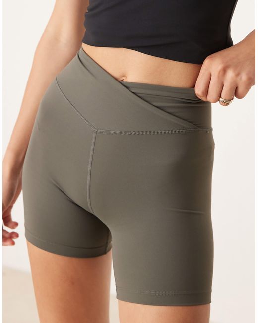 Tala Natural Dayflex Wrap High Waisted Shorts