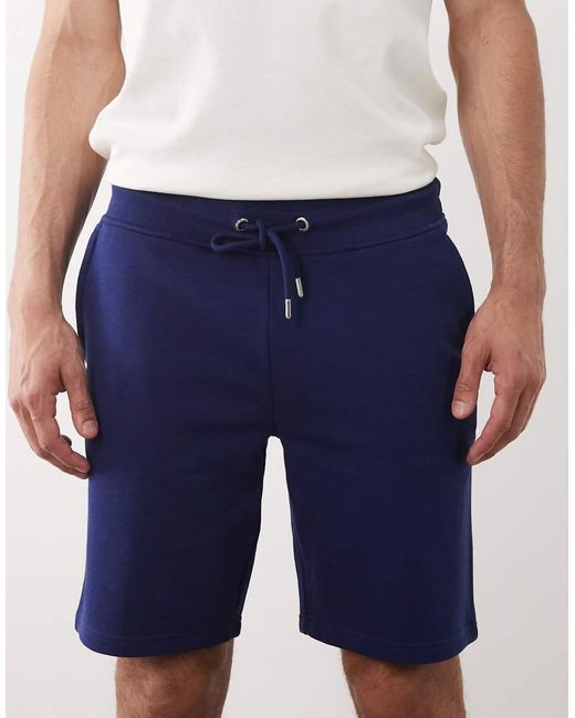 Gant White Shield Logo Sweat Shorts for men