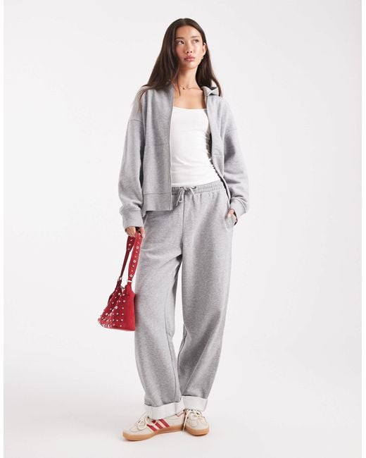 ASOS White – oversize-kapuzenjacke