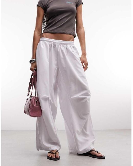 Collusion White Xl baggy jogger Nylon