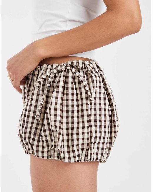 ASOS White Bubble Shorts