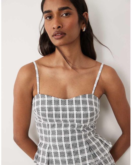 Miss Selfridge Gray Tailored Cami Co-Ord
