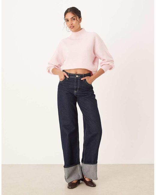 ASOS Pink High Neck Jumper